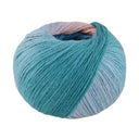 Lana Grossa Cotonella 013 Korenbloem/turquoise blauw/mint/terracotta/zeegroen/petrol/lichtblauw/roze