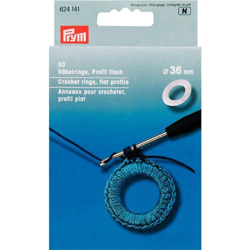 Prym haakringen vlak 36 mm van kunststof