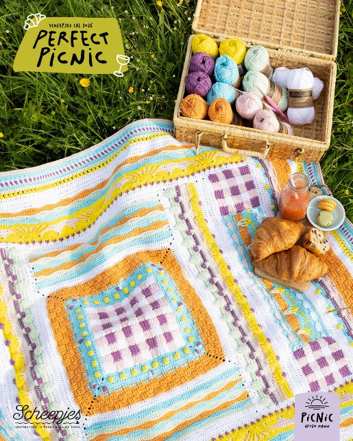 Scheepjes The Perfect Picnic CAL2026 kit Cotton Create DK - After Dawn - compleet garenpakket voor de Scheepjes Perfect Picnic CAL 2026