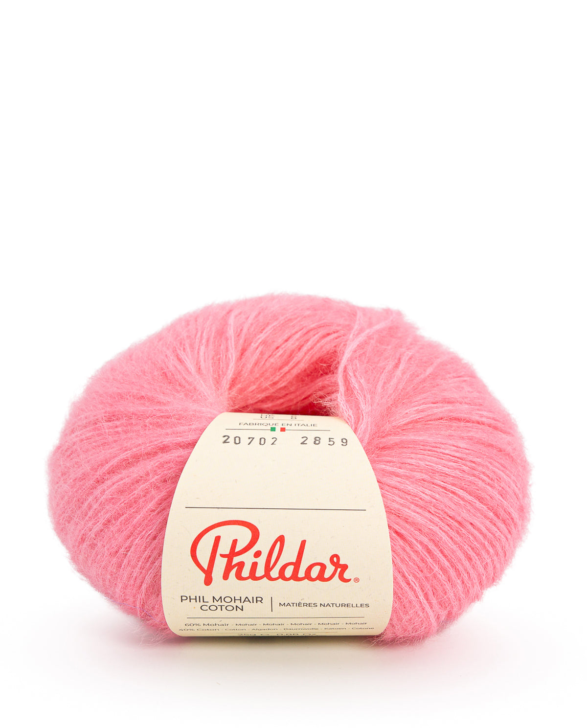 Phildar Phil Mohair Coton 2393 Bonbonroze - sfeerfoto 1