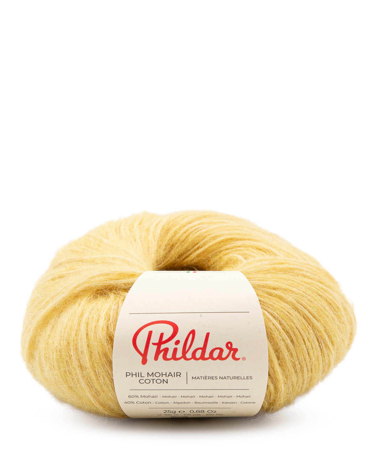 Phildar Phil Mohair Coton 2461 Goudgeel - sfeerfoto 1