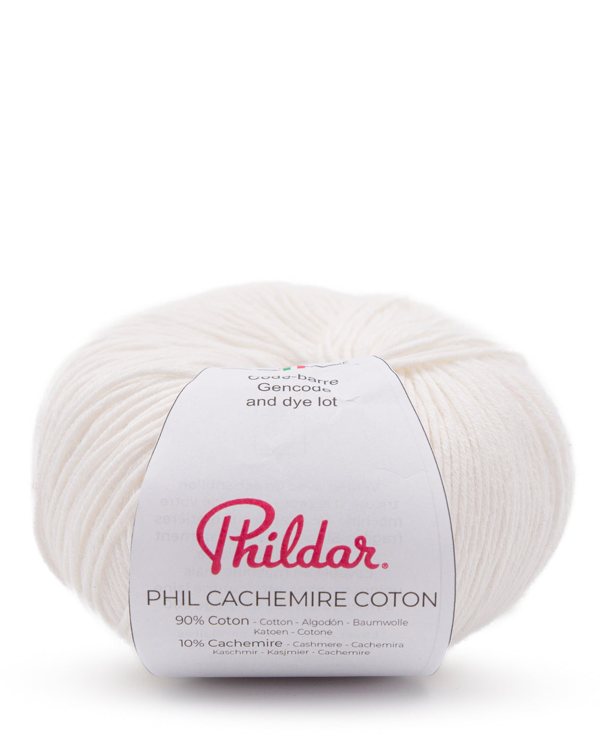 Phildar Phil Cachemire Coton 1214 Krijt - sfeerfoto 1