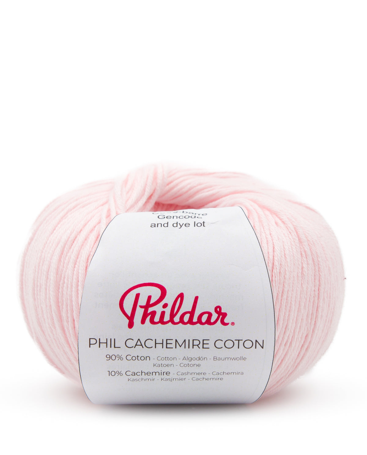 Phildar Phil Cachemire Coton 1278 Poederroze - sfeerfoto 1