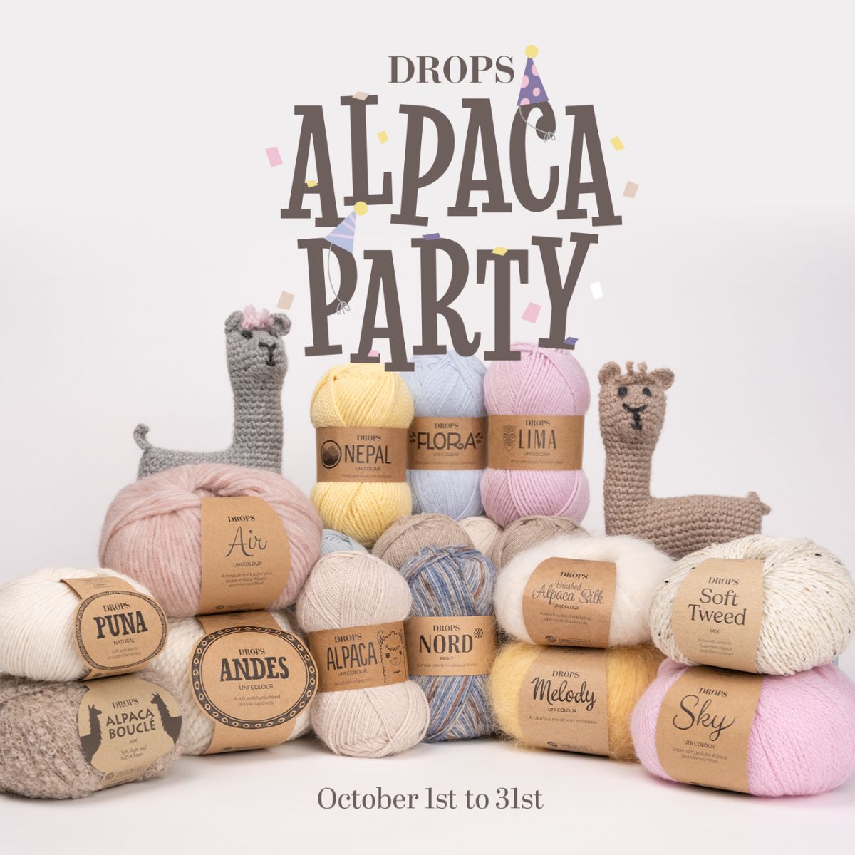 Drops Super Sale oktober 2026 Alpaca Party