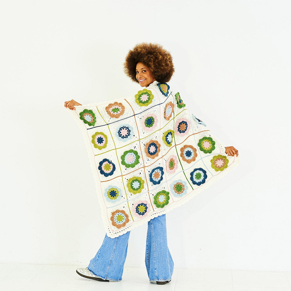 Haakpatroon (EN) Stylecraft Softie Chunky No. 10199 Cosy Garden Blanket (Digital)