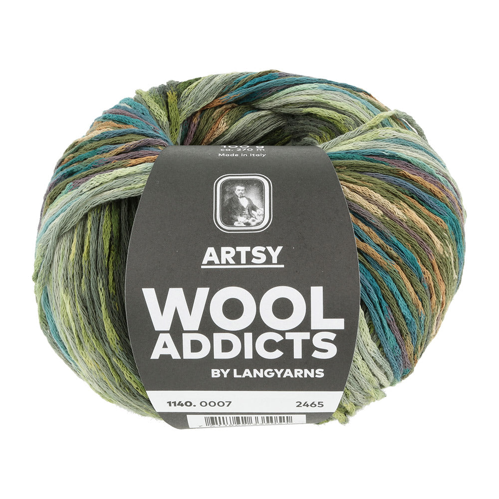 Lang Yarns Artsy 007 Groen/Petrol