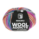Lang Yarns Move 8-Fach/8-Ply 0011 Paars/Olijf/Oranje/Roze Inkt