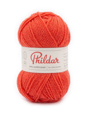 Phildar Phil Super Baby 2325 Coral Red - bol Phil Super Baby garen in kleur 2325 Coral Red