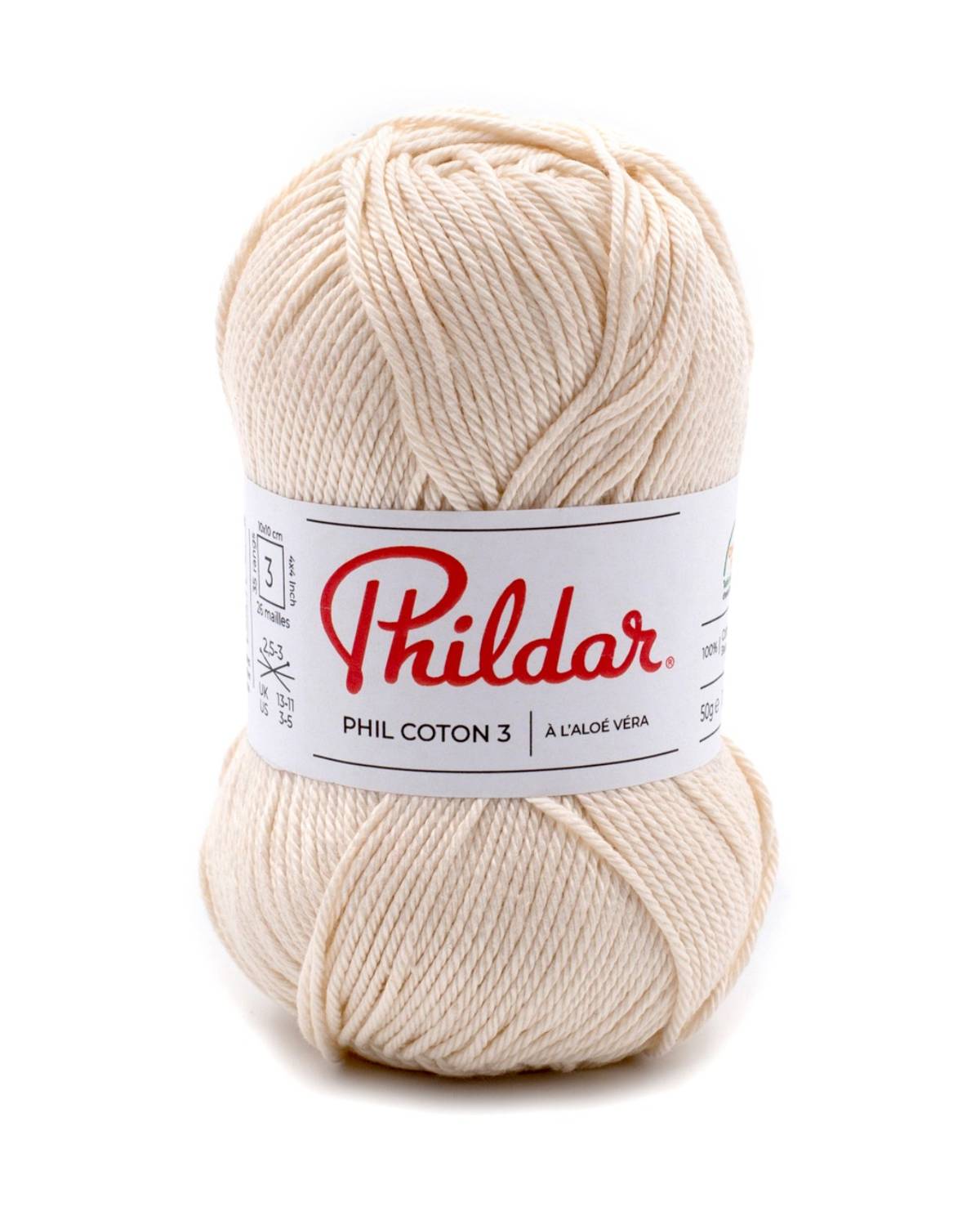 Phildar Phil Coton 3 1359 Ecru sfeerfoto 1