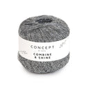 Katia Combine & Shine 120 Antraciet-Zilver
