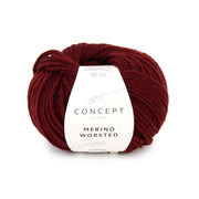 Katia Merino Worsted 016 Bordeauxrood