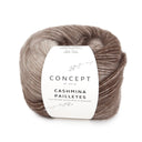 Katia Cashmina Paillettes 100 Beige-Bruin