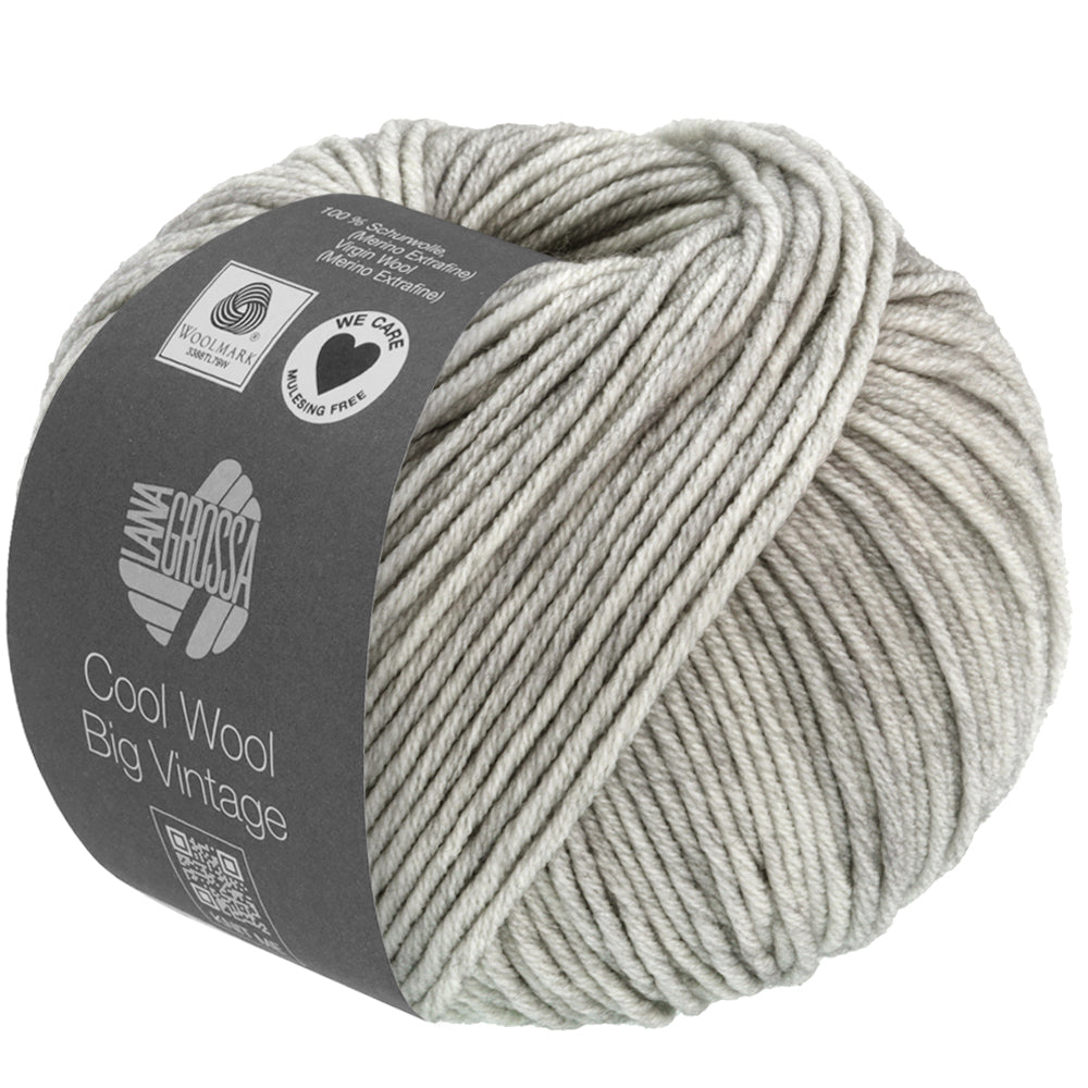 Lana Grossa Cool Wool Big Vintage 7169 Lichtgrijs