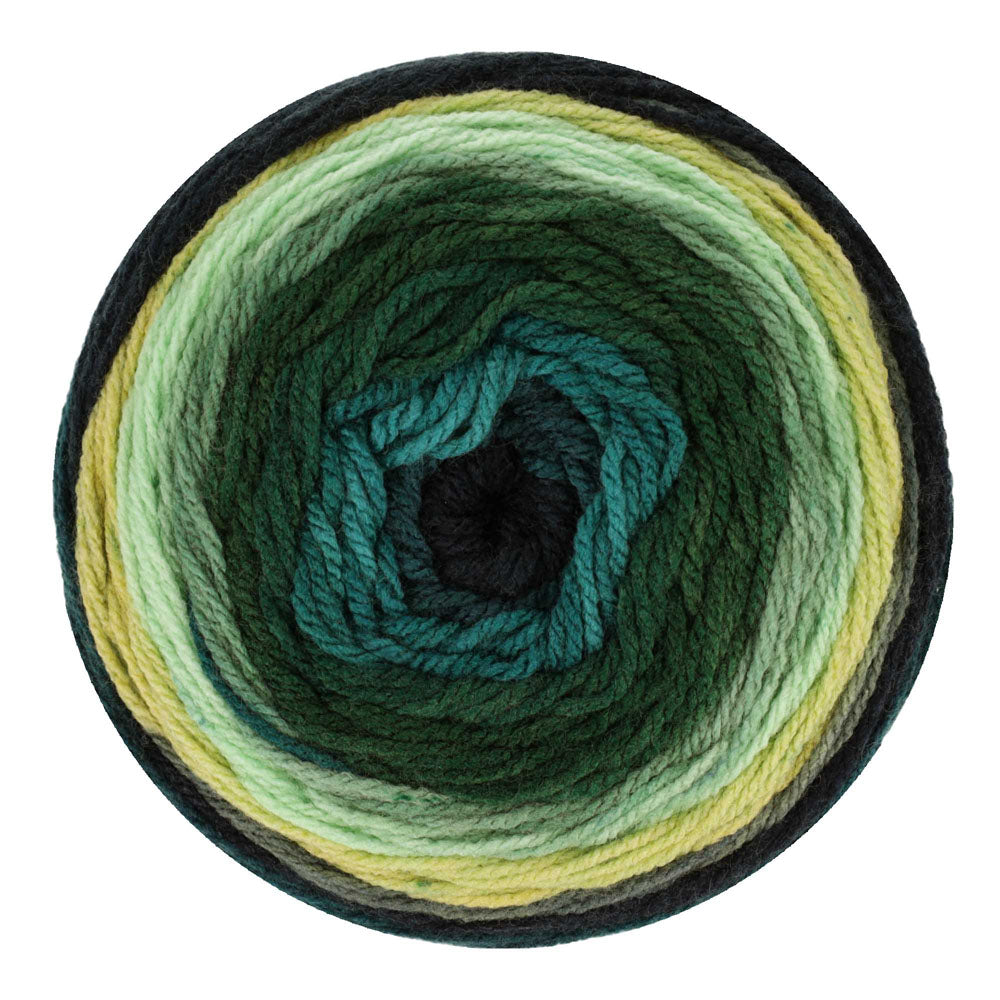 Scheepjes Colour Crafter Cake 705 Botanical Style - bovenaanzicht van het kleurverloop