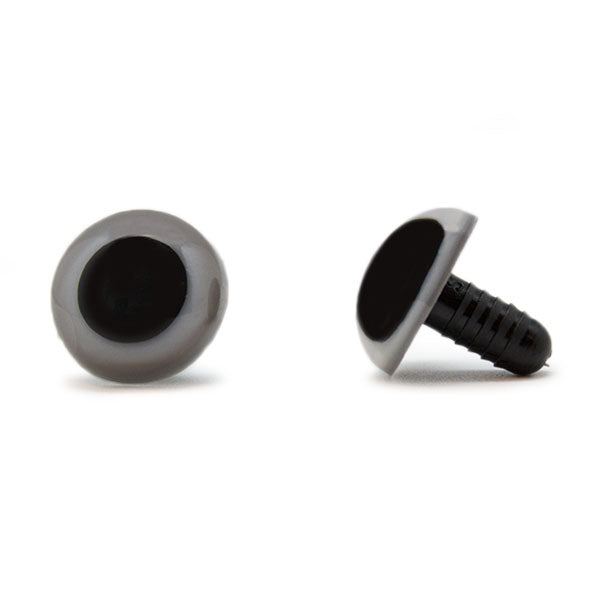 Veiligheidsogen Grijs 10mm per paar