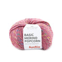 Katia Basic Merino Popcorn 200 Kauwgom roze-Meerkleurig