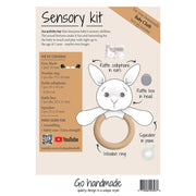Go Handmade Sensory Kit - Wooden Activity Rattle 20303
