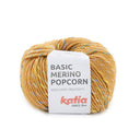 Katia Basic Merino Popcorn 204 Karamel-Meerkleurig