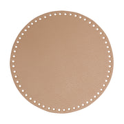 Go Handmade PU Leren Bodem Ø 25cm Apricot