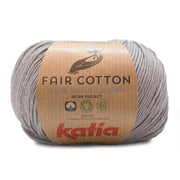 Katia Fair Cotton 026 Medium grijs