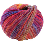 Lana Grossa Cool Merino Color 315 Donker fuchsia/roest/grijs blauw/roze/dooier/mosterdgeel/koningsblauw/turkoois/geelgroen/oranje/roze