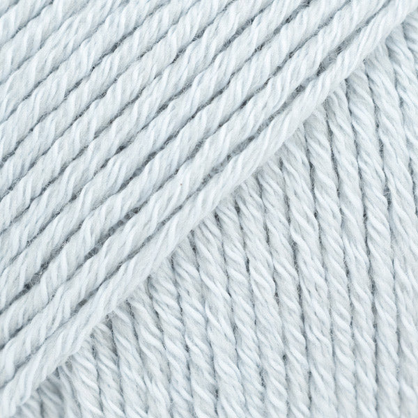 DROPS Cotton Merino Uni Colour 40 IJsblauw