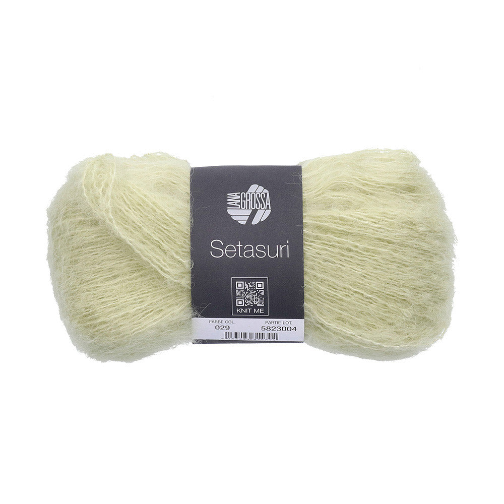 Lana Grossa Setasuri 029 Wit Groen