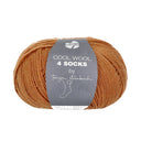 Lana Grossa Cool Wool 4 Socks Uni 7712 Roestbruin