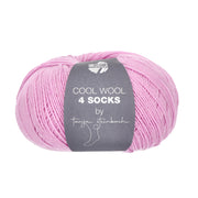 Lana Grossa Cool Wool 4 Socks Uni 7718 Roze