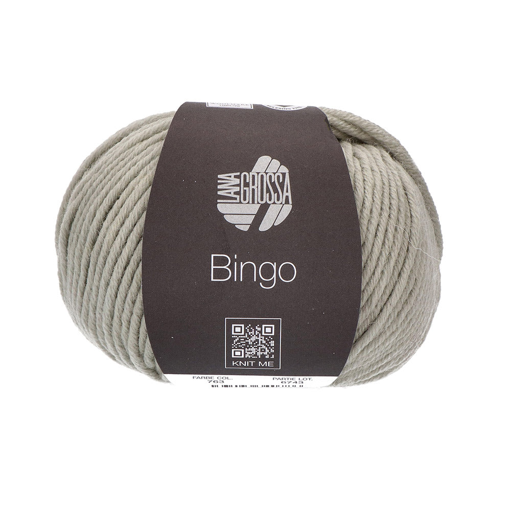 Lana Grossa Bingo 763 Lichtgrijs