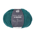 Lana Grossa Cool Wool 4 Socks Uni 7719 Opaalgroen