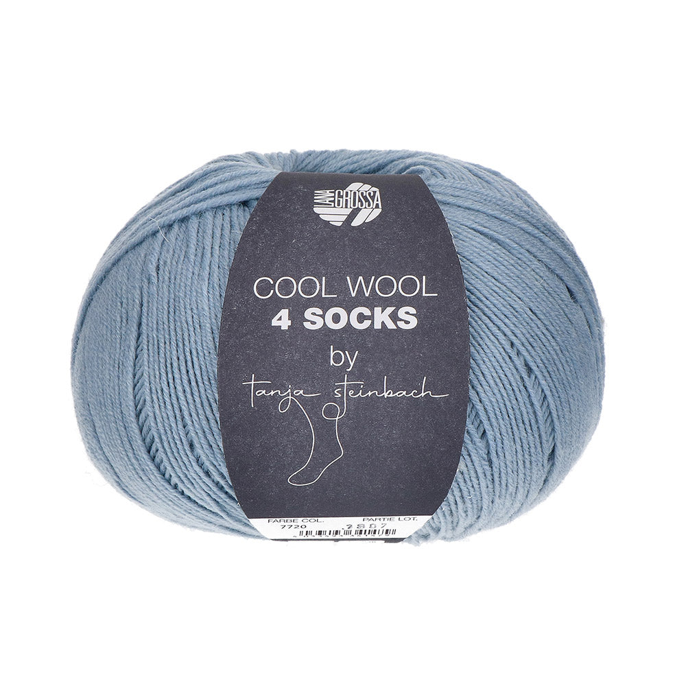 Lana Grossa Cool Wool 4 Socks Uni 7720