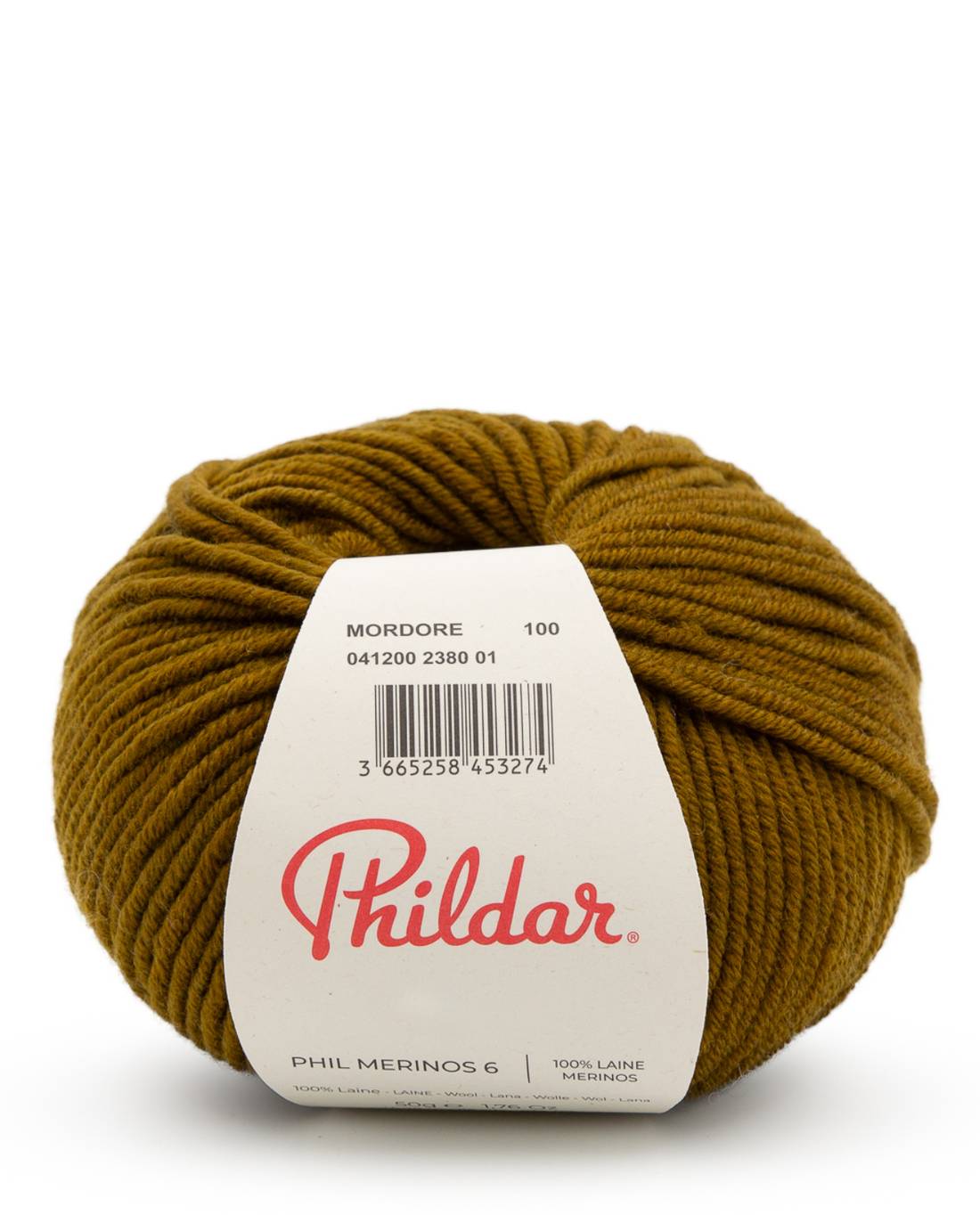 Phildar Phil Merinos 6 2380 Bronze - bol 100% merinowol in kleur Bronze