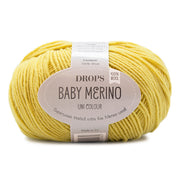 Drops Baby Merino Uni Colour 045 Citroengeel
