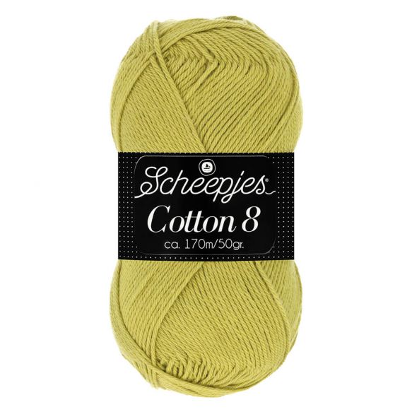Scheepjes Cotton 8 669 Yellow/Green