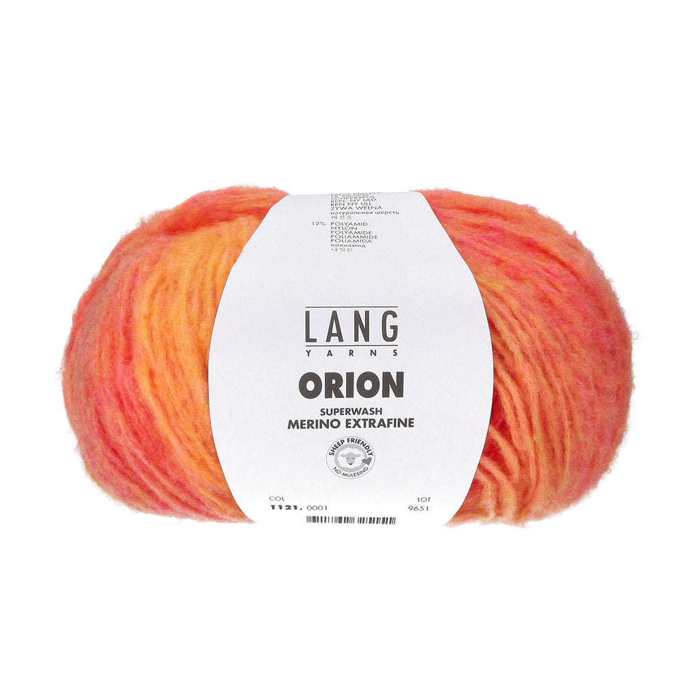 Lang Yarns Orion 001 Roze/Lila/Oranje