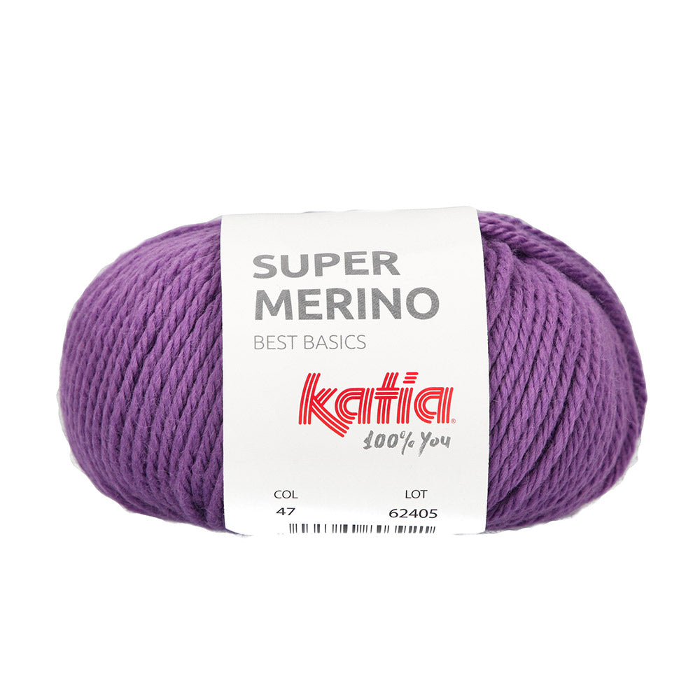Katia Super Merino 47 Violeta