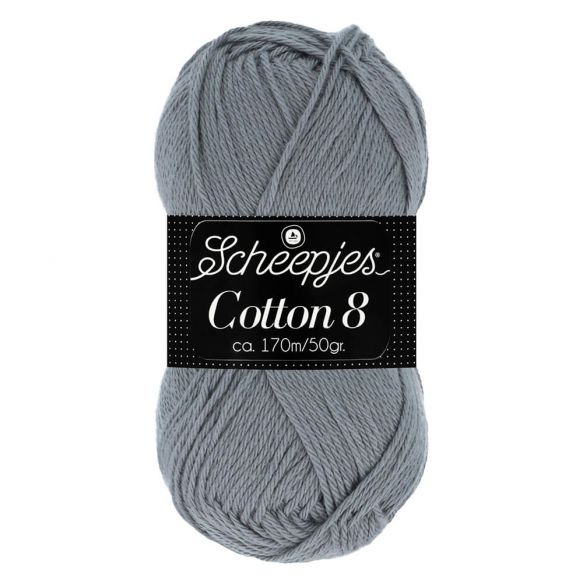 Scheepjes Cotton 8 710 Grey