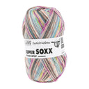 Lang Yarns Super Soxx Color 4-Fach 568 Roze/Bruin 1153 Lychee