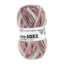 Lang Yarns Super Soxx Color 4-Fach 570 Roze/Zalm/Groen 1153 Drakenfruit