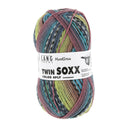 Lang Yarns Twin Soxx 4-Fach 583 Blauw/Turquoise/Lichtgroen 1156 Grateful