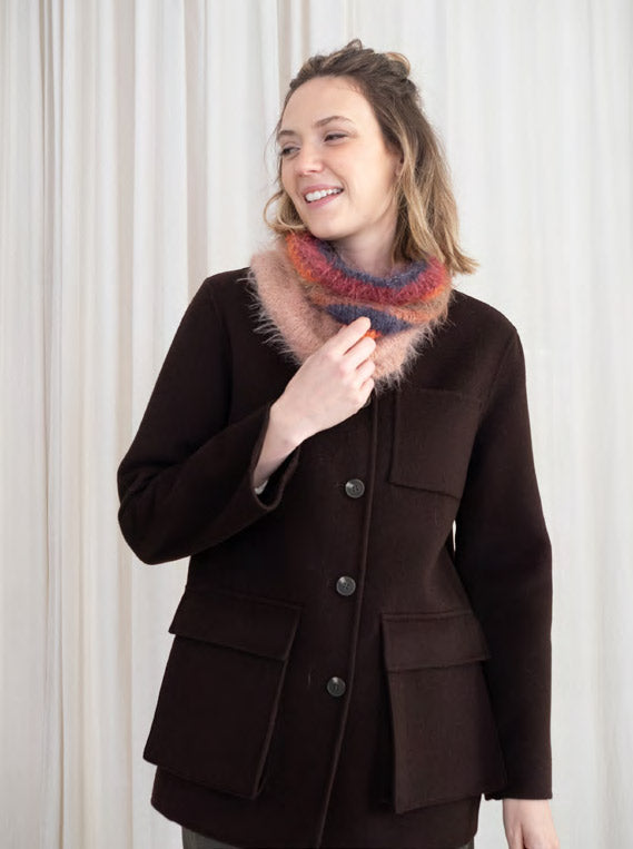 Katia gratis breipatroon Rolkraag Fur Moda 100 NL/ES/FR/IT/DE/EN