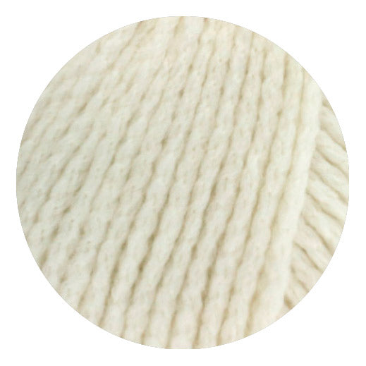 Lana Grossa Alta Moda Cashmere 16 016 Ruw Wit kleurweergave - 016 Ruw Wit
