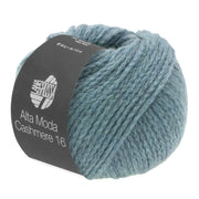 Lana Grossa Alta Moda Cashmere 16 053 Rokerig Blauw bol garen - 053 Rokerig Blauw