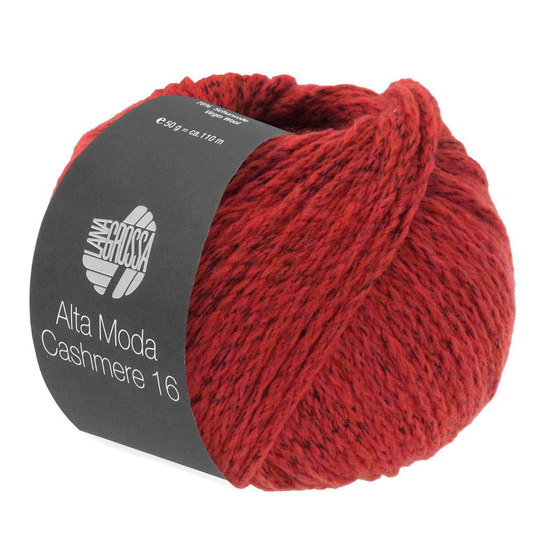 Lana Grossa Alta Moda Cashmere 16 071 Rood bol garen - 071 Rood
