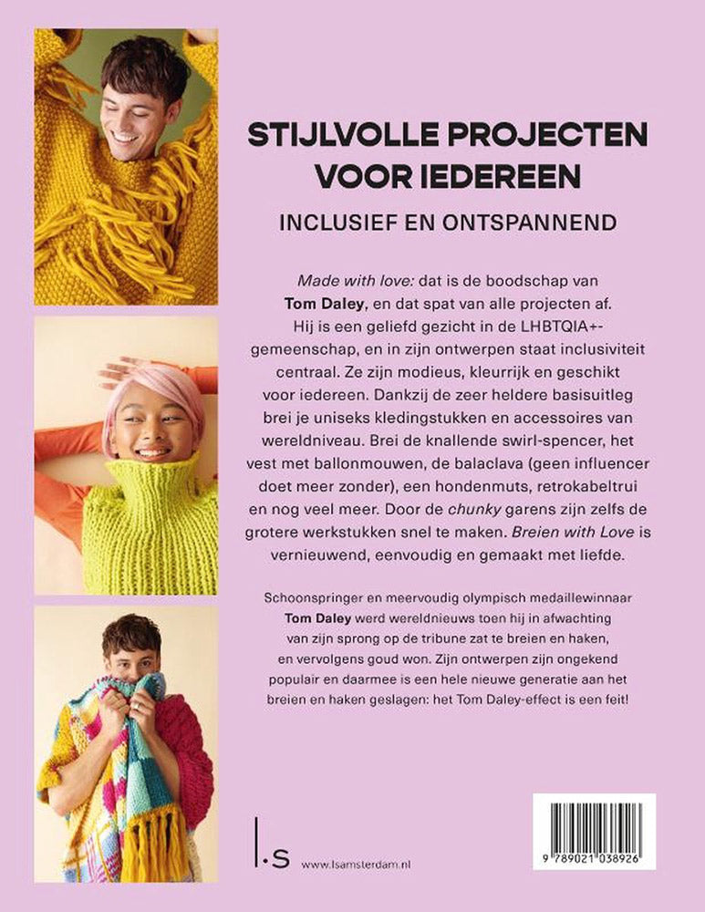 Achterkant — gemaakt met Breien with love