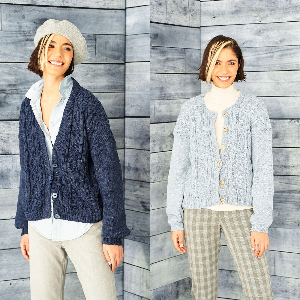 Breipatroon Stylecraft ReCreate DK No. 9856 Vesten (Digital)