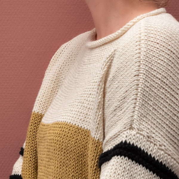 Jumper color block — gemaakt met Breipatroon Yarn and Colors Striped Jumper Color Block (3)