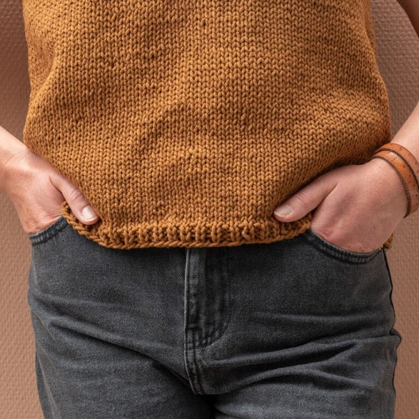 Tank top satay — gemaakt met Breipatroon Yarn and Colors Tank Top