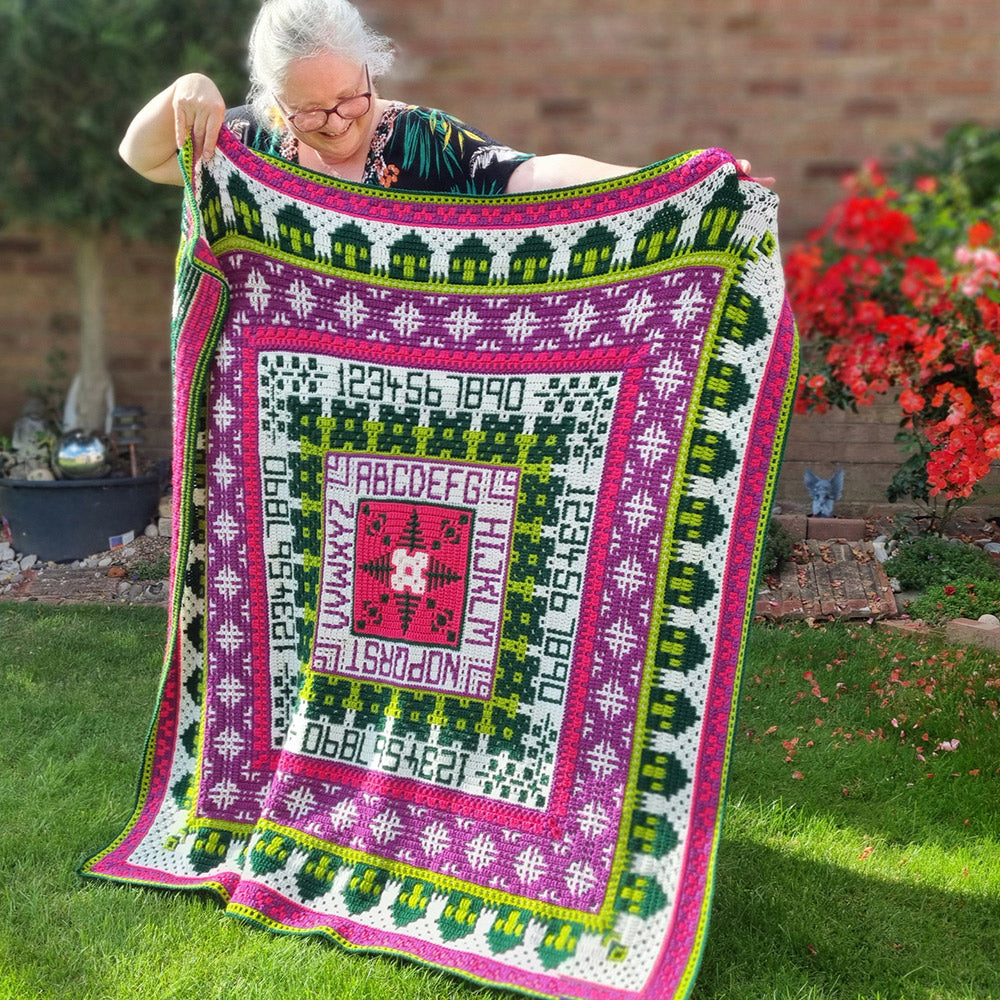 Rosina Plane - Mile Cross Sampler Blanket CAL Garenpakket